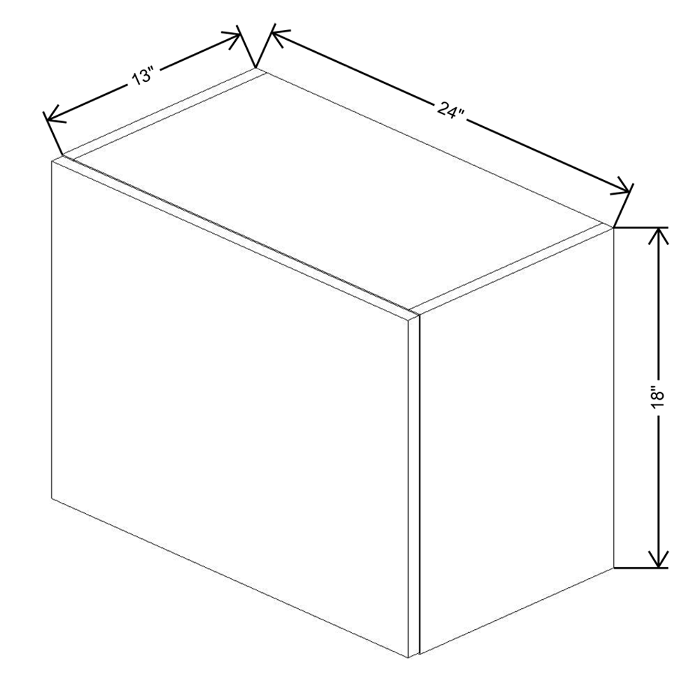 Fabuwood Illume Catalina Nocce 3 18" High Lift Up Wall