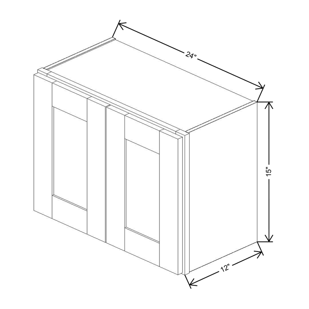 Fabuwood Allure Fusion Dove 24"W X 18"H Wall