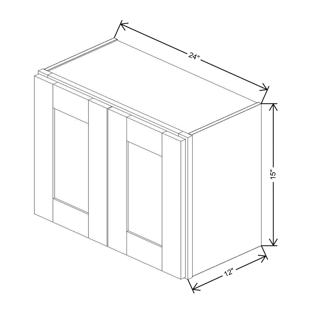 Fabuwood Quest Metro Java 24"W X 18"H Wall