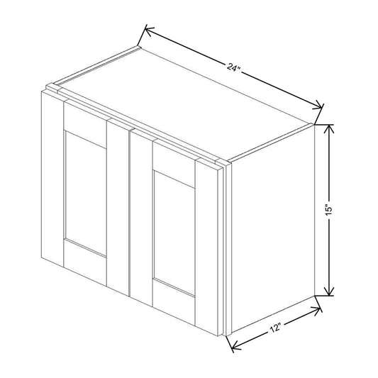 Fabuwood Quest Metro Java 24"W X 18"H Wall