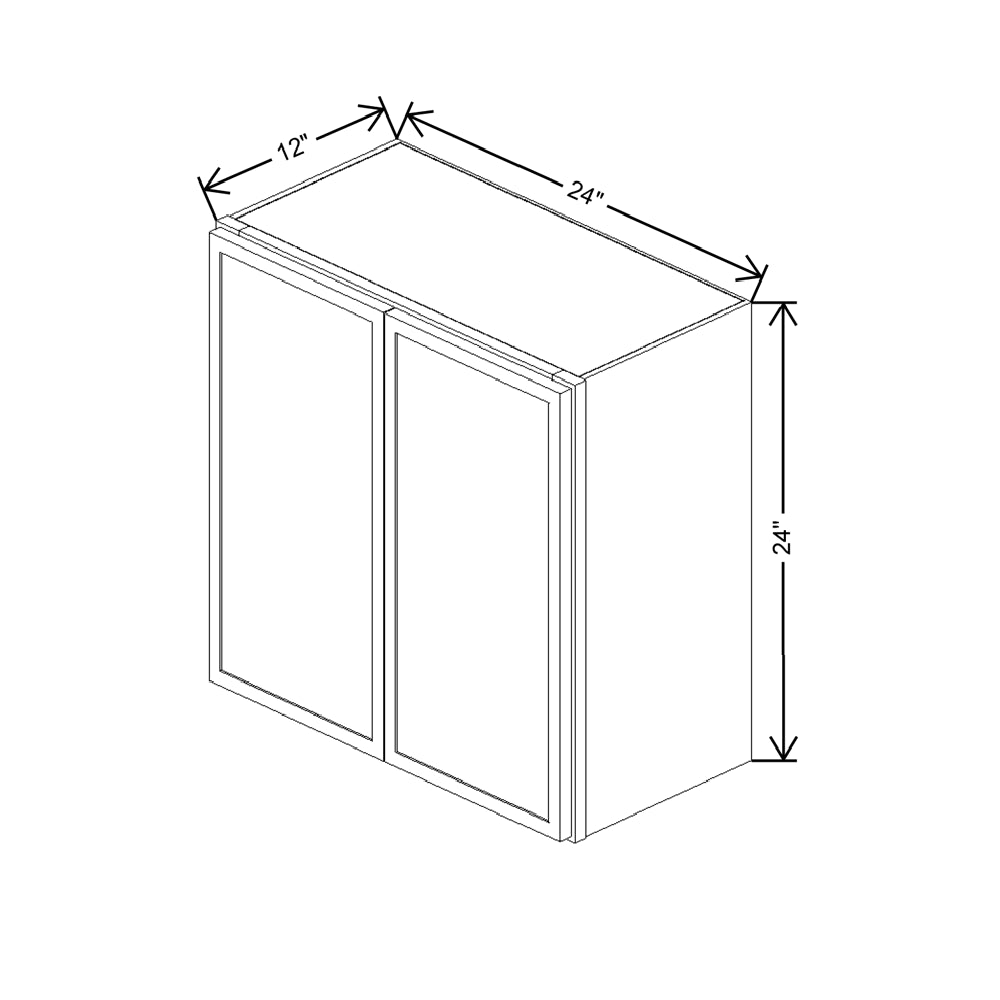 Cubitac Basic Oxford Latte 24"W X 24"H Wall Cabinet