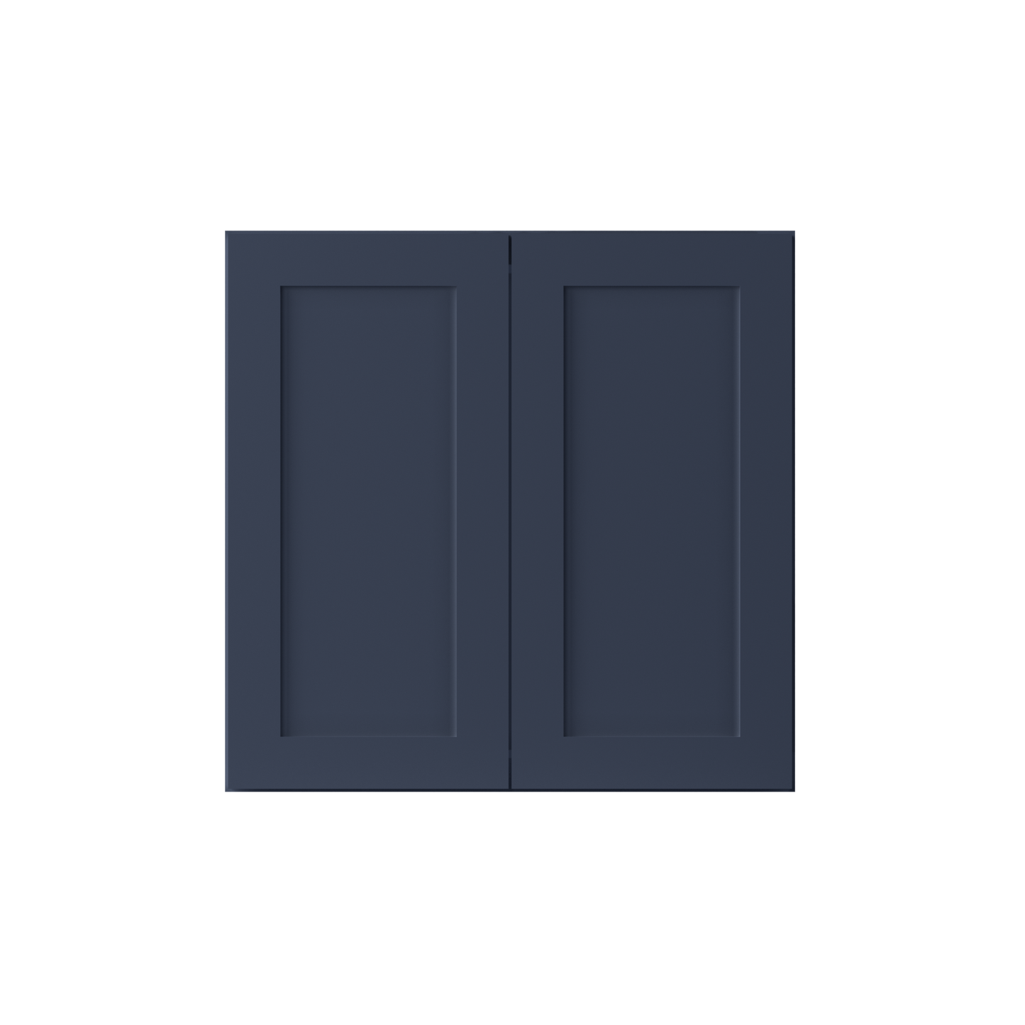 Wall Kitchen Cabinet W2424 Danbury Blue LessCare 24 in. width 24 in. height 12 in. depth