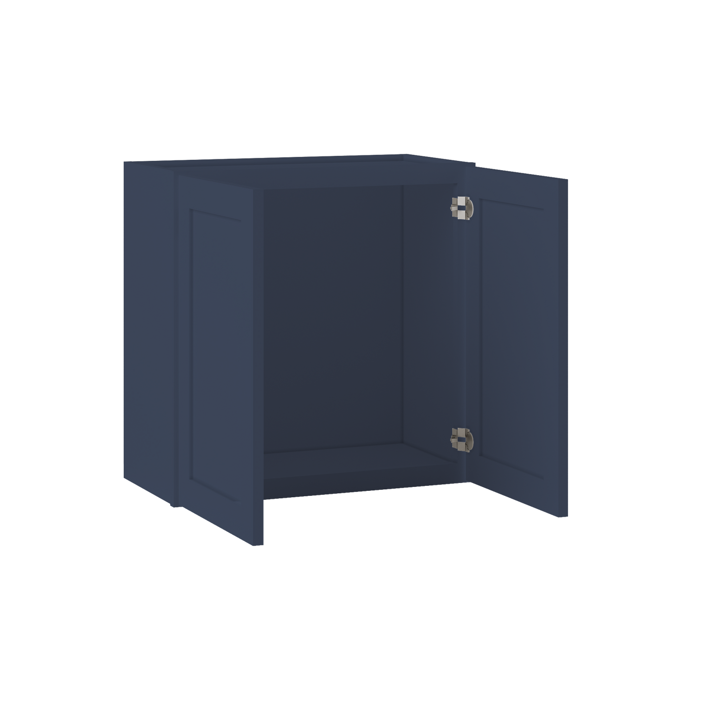 Wall Kitchen Cabinet W2424 Danbury Blue LessCare 24 in. width 24 in. height 12 in. depth