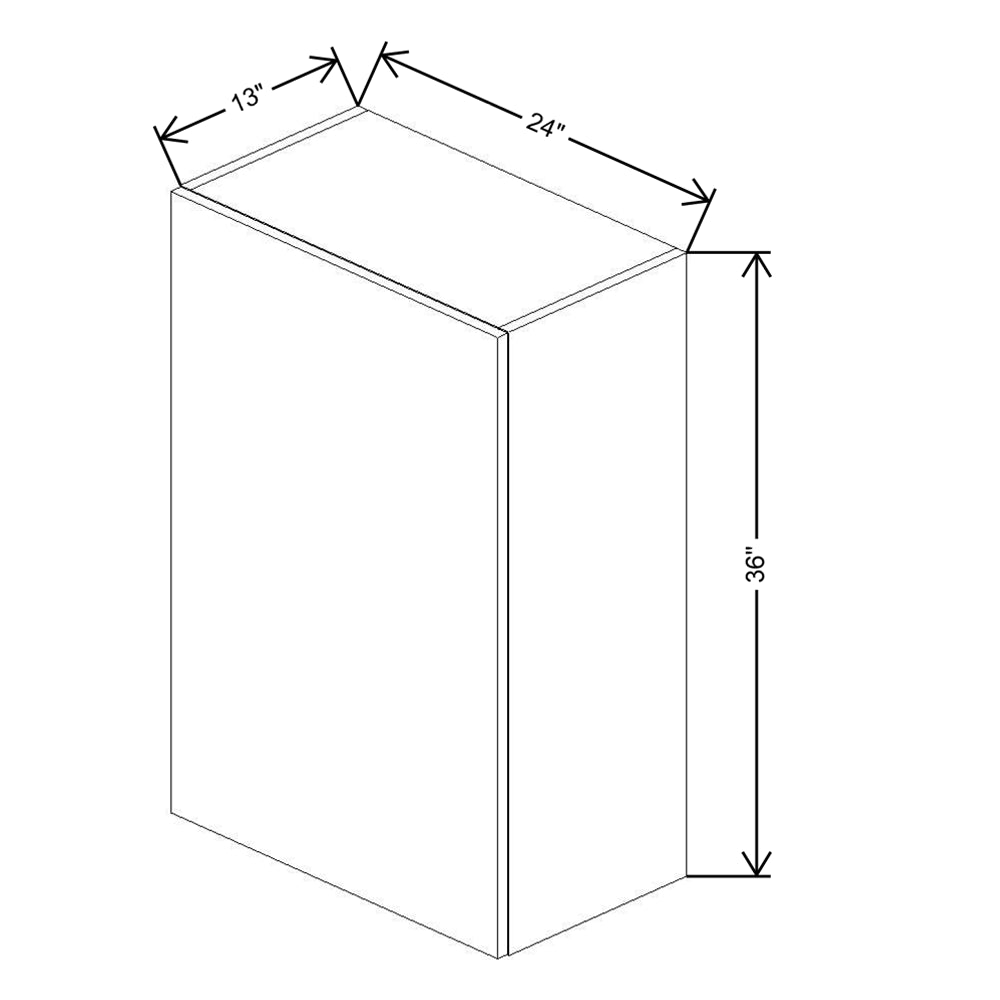 Fabuwood Illume Catalina Nocce 3 24" W X 36" H X 13" D Single Door Wall Cabinet