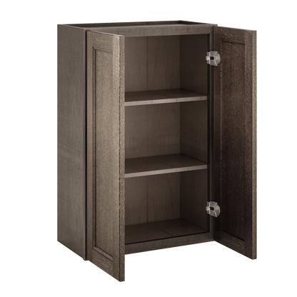 Wall Kitchen Cabinet W2436 Milan Slate 24 in. width 36 in. height 12 in. depth