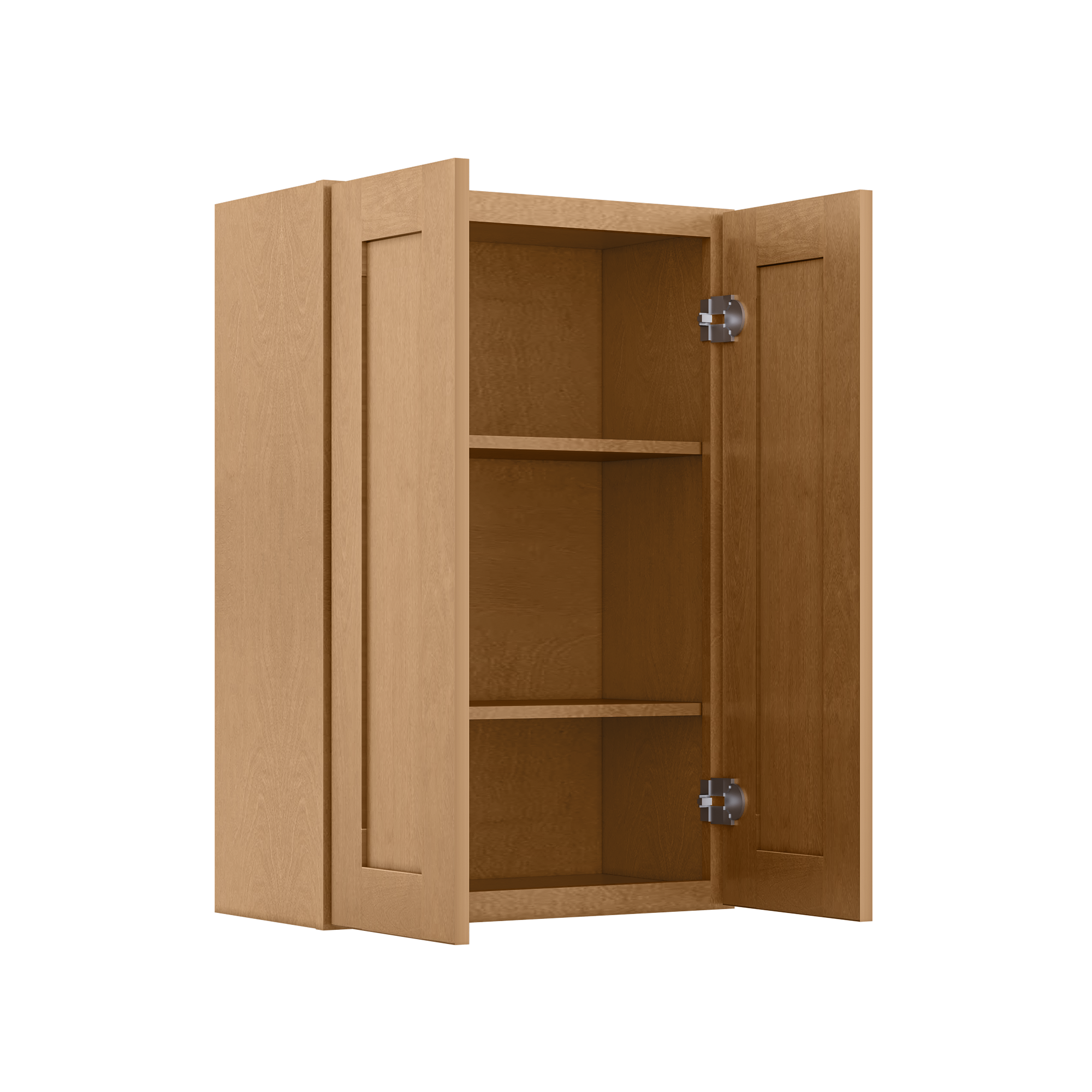 Wall Kitchen Cabinet W2436 Shaker Toffee LessCare 24 in. width 36 in. height 12 in. depth