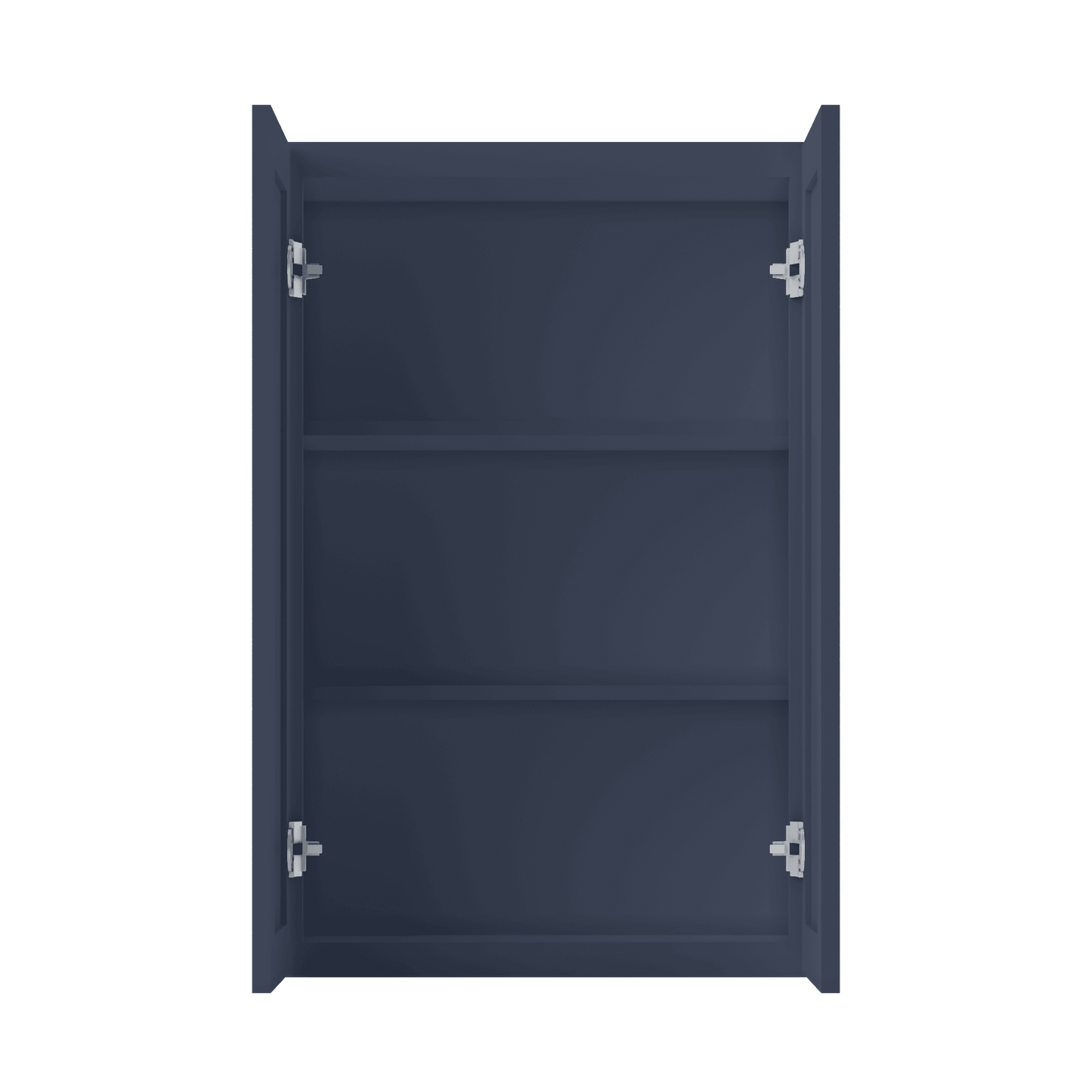 Wall Kitchen Cabinet W2436 Danbury Blue LessCare 24 in. width 36 in. height 12 in. depth