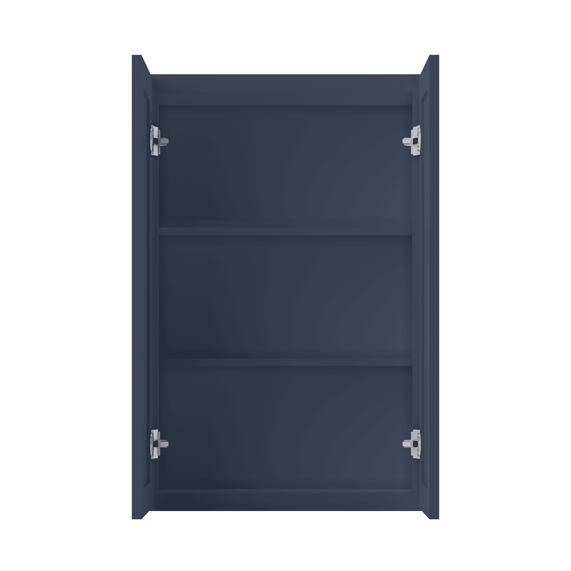 Wall Kitchen Cabinet W2436 Danbury Blue LessCare 24 in. width 36 in. height 12 in. depth