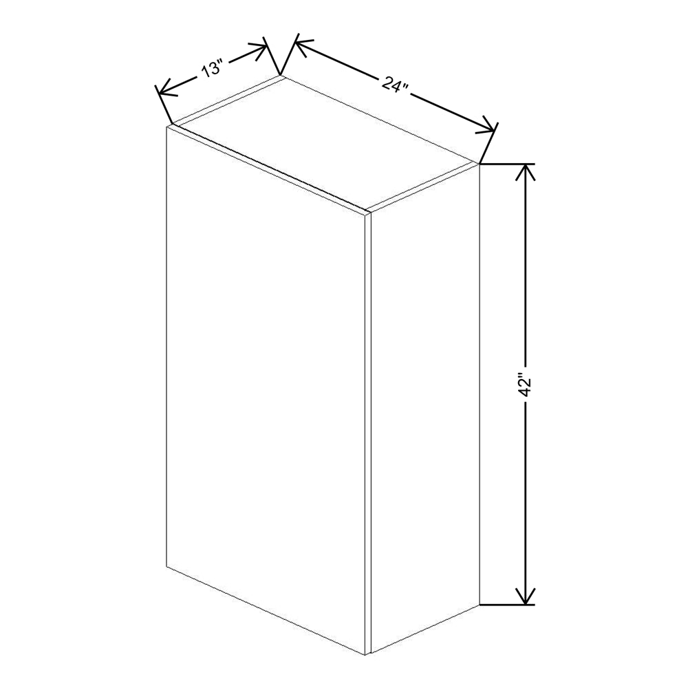 Fabuwood Illume Tuscany Como Ash 2 42" High Wall