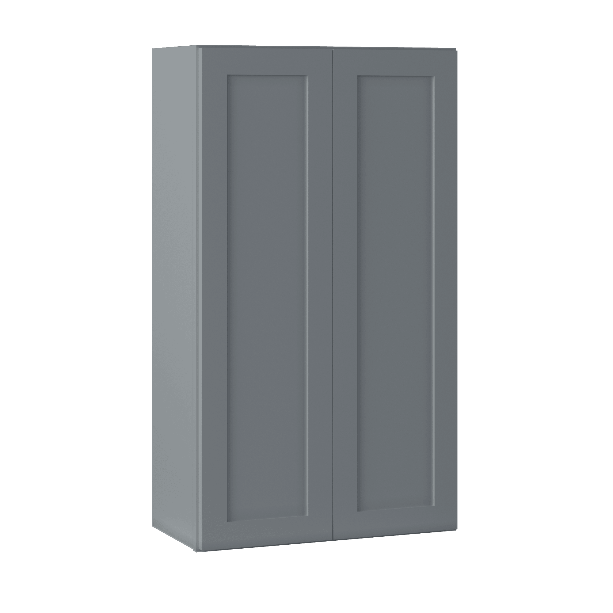 Wall Kitchen Cabinet W2442 Colonial Gray LessCare 24 in. width 42 in. height 12 in. depth