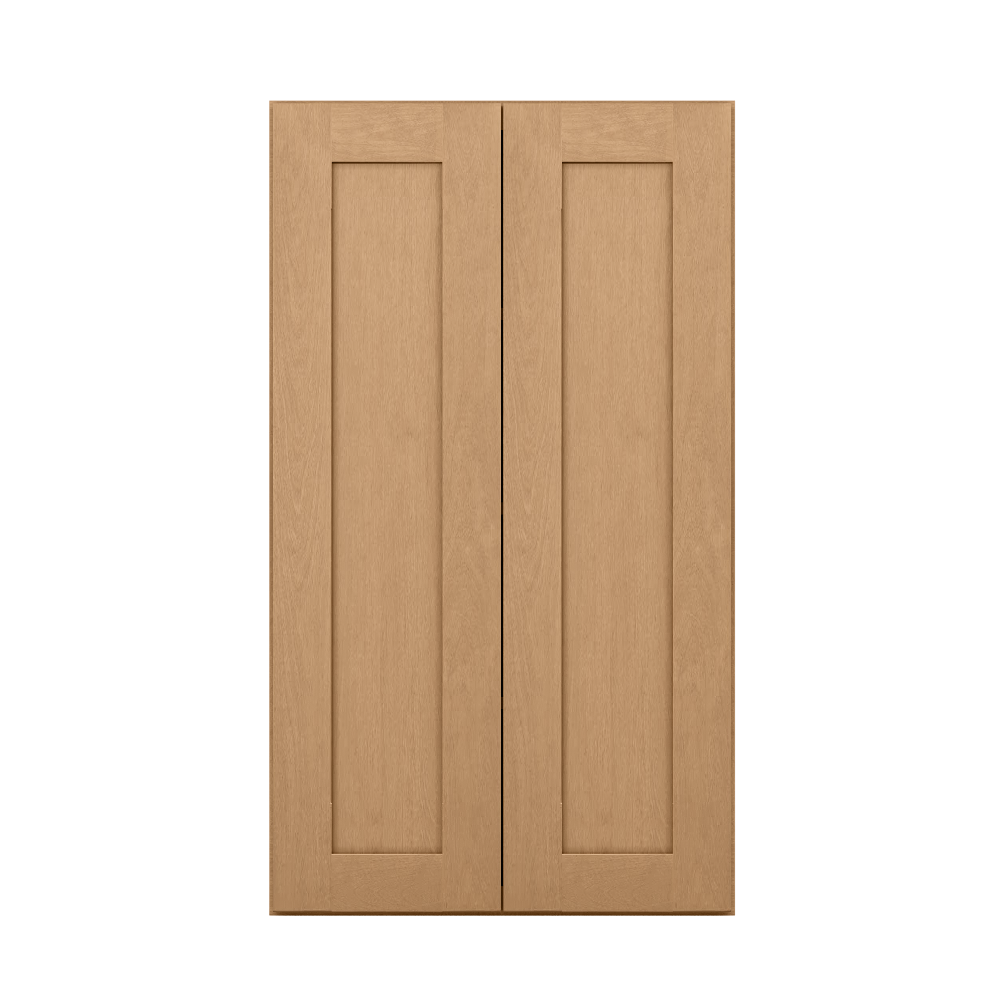 Wall Kitchen Cabinet W2442 Shaker Toffee LessCare 24 in. width 42 in. height 12 in. depth