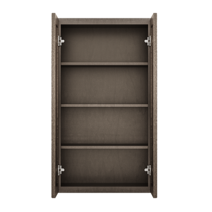 Wall Kitchen Cabinet W2442 Milan Slate 24 in. width 42 in. height 12 in. depth