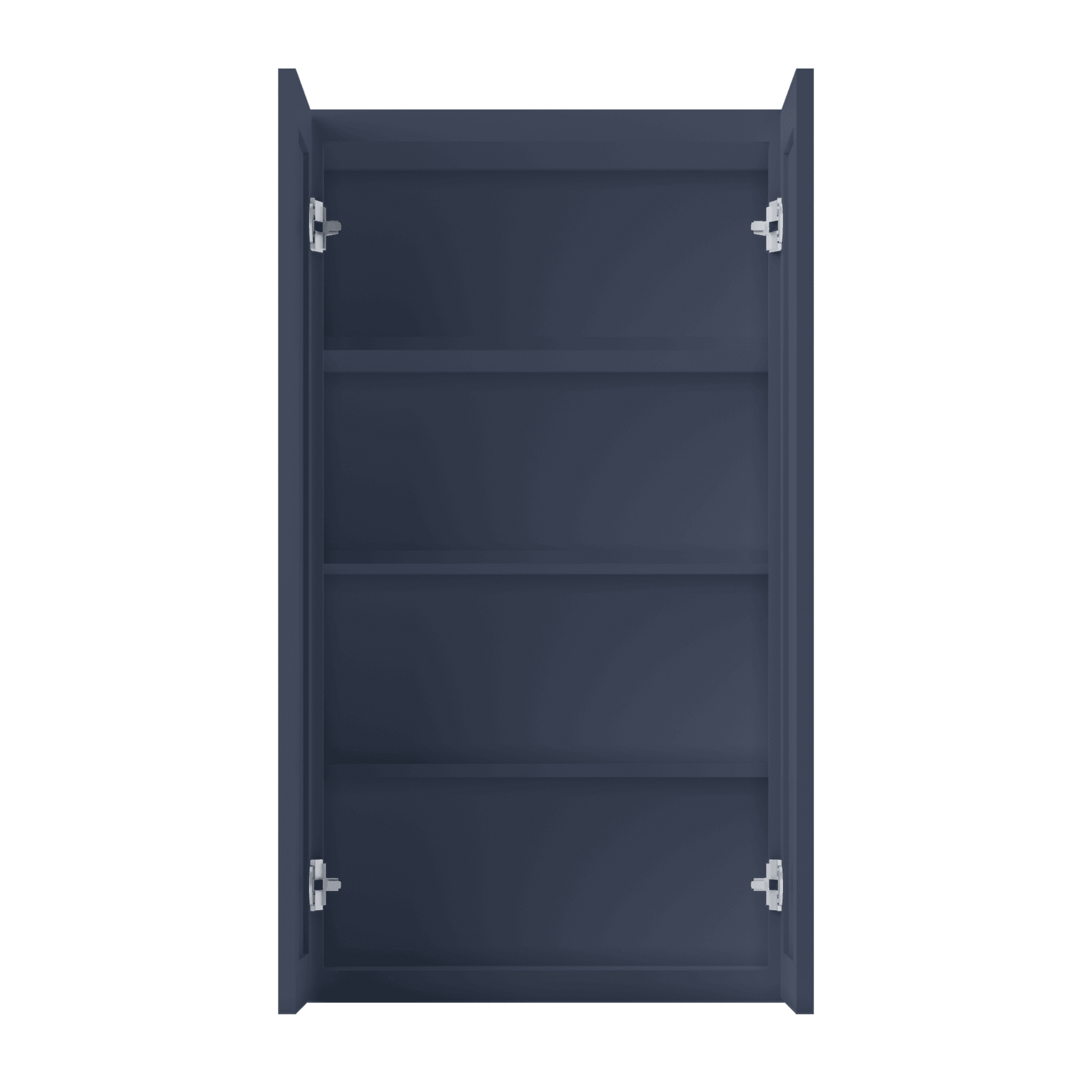 Wall Kitchen Cabinet W2442 Danbury Blue LessCare 24 in. width 42 in. height 12 in. depth