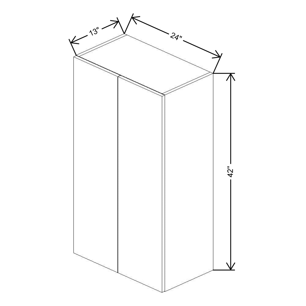 Fabuwood Illume Catalina Olmo 3 42" High Wall