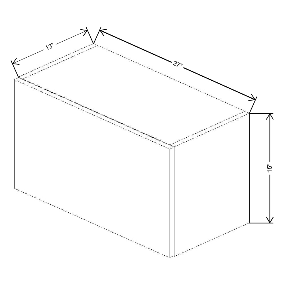 Fabuwood Illume Tuscany Muratti 1 15" High Lift Up Wall