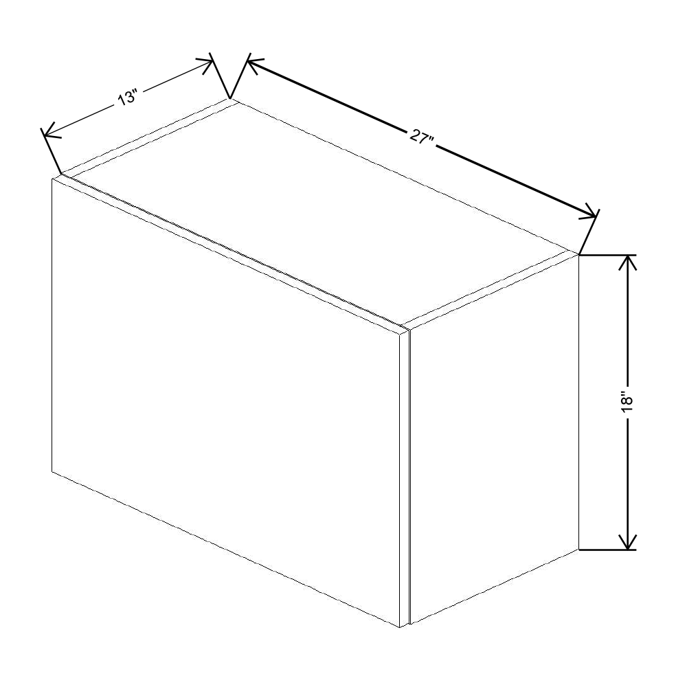 Fabuwood Illume Tuscany Olmo 3  18" High Lift Up Wall