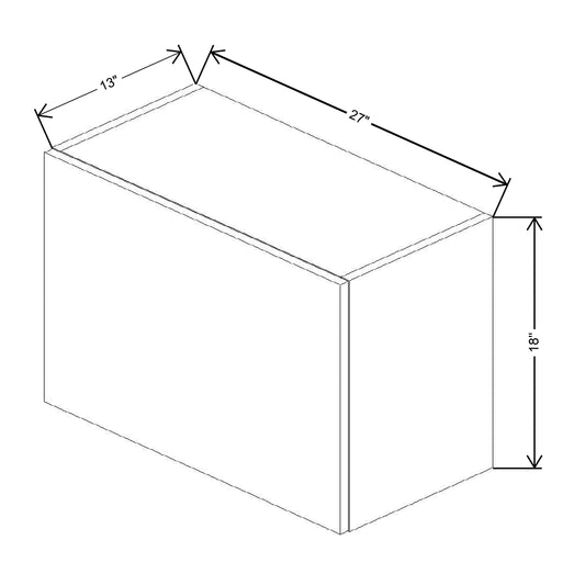 Fabuwood Illume Tuscany Nocce 3  18" High Lift Up Wall