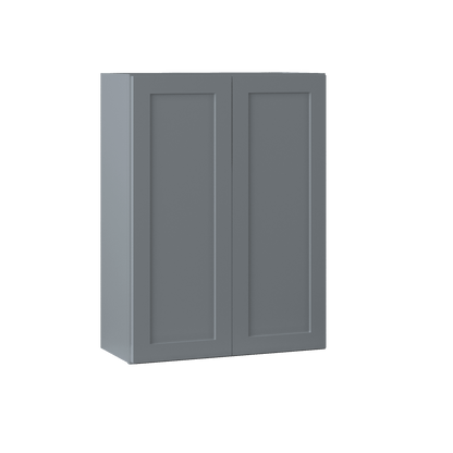 Wall Kitchen Cabinet W2736 Colonial Gray LessCare 27 in. width 36 in. height 12 in. depth