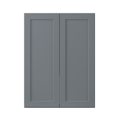 Wall Kitchen Cabinet W2736 Colonial Gray LessCare 27 in. width 36 in. height 12 in. depth