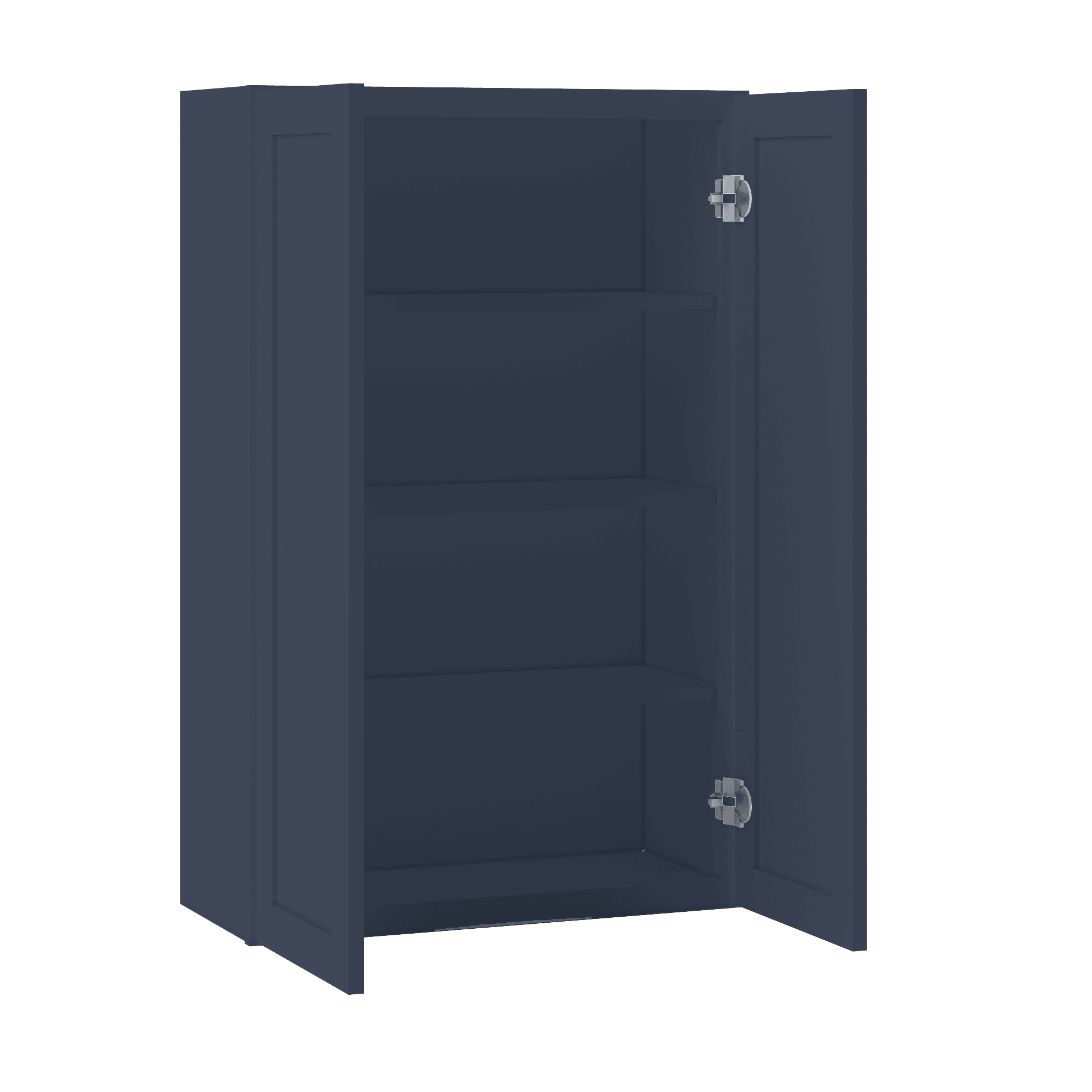 Wall Kitchen Cabinet W2742 Danbury Blue LessCare 27 in. width 42 in. height 12 in. depth