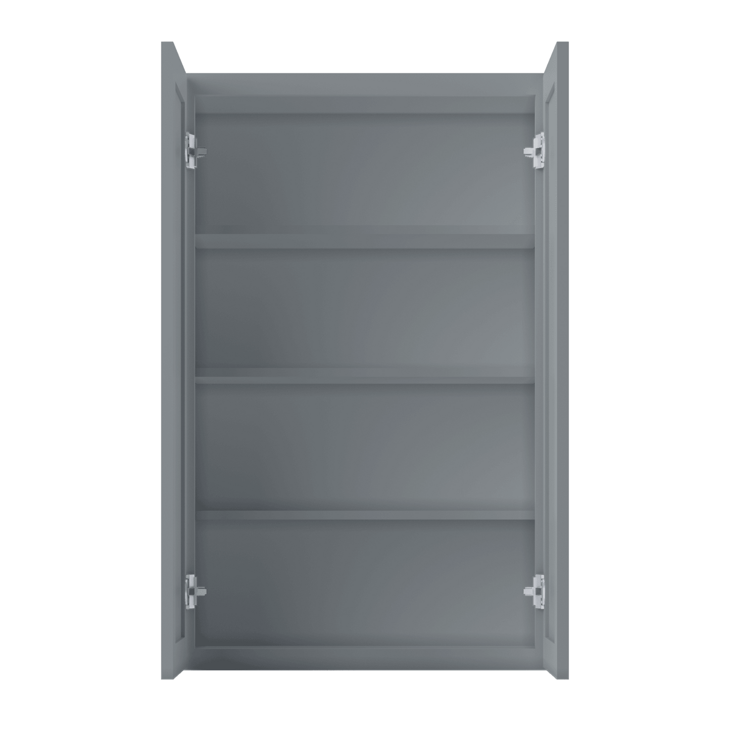 Wall Kitchen Cabinet W2742 Colonial Gray LessCare 27 in. width 42 in. height 12 in. depth