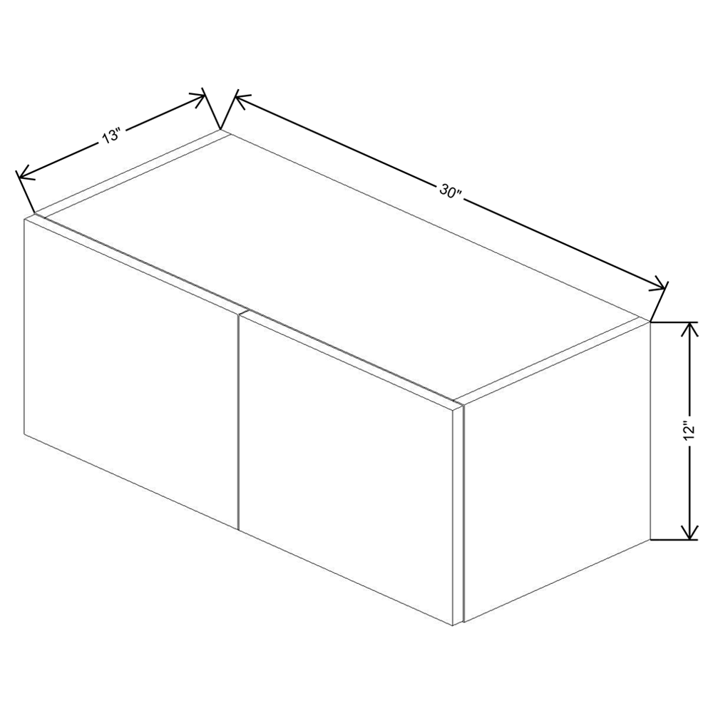 Fabuwood Illume Tuscany Olmo 3  12" High Wall