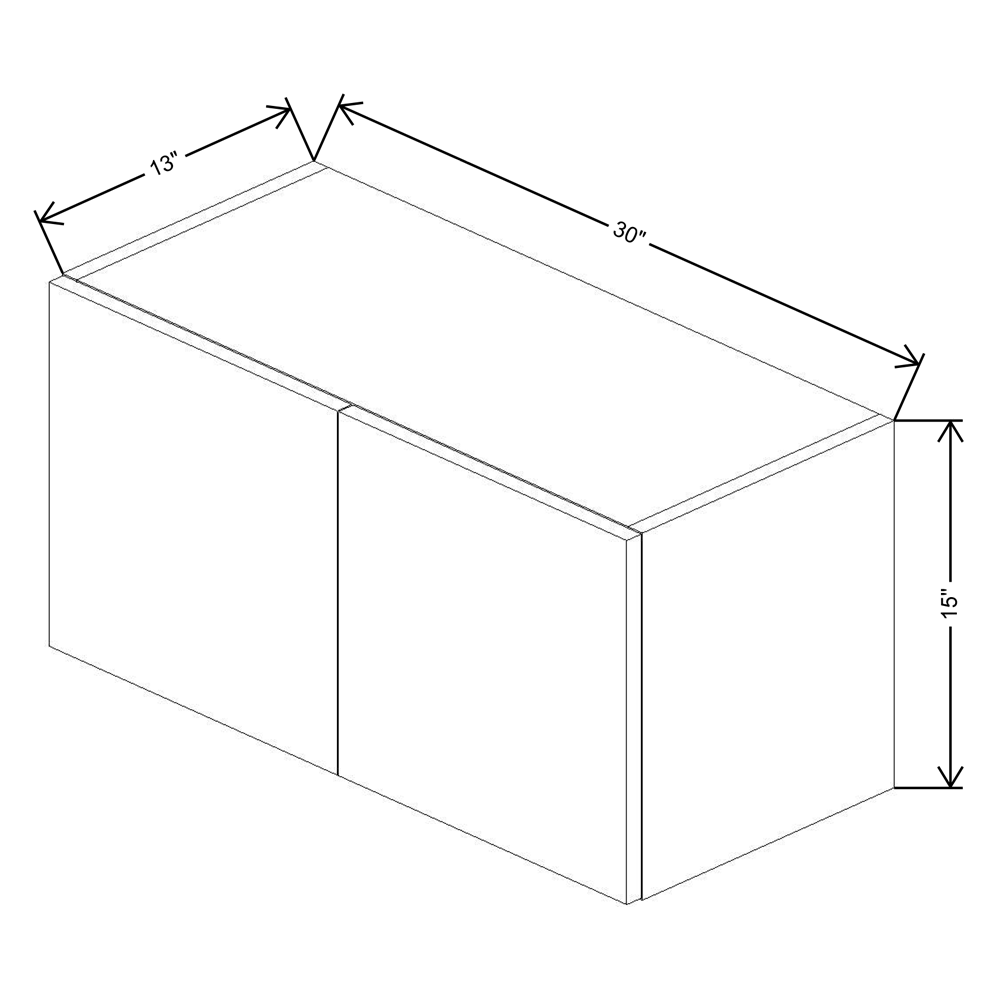 Fabuwood Illume Tuscany Olmo 3  15" High Wall