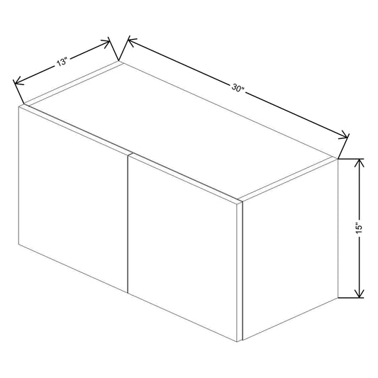 Fabuwood Illume Catalina Bianco Matte 15" High Wall