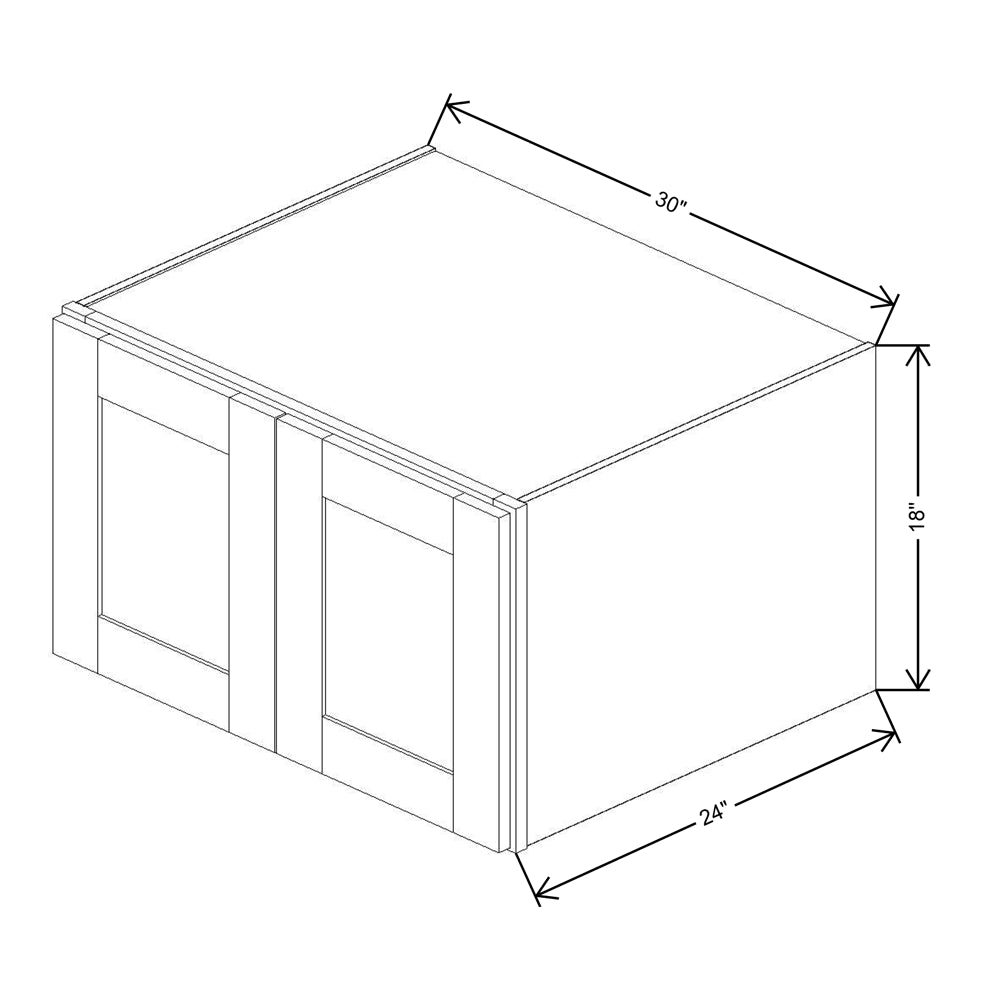 Fabuwood Allure Galaxy horizon 30"W X 18"H Wall X 24"Deep Wall