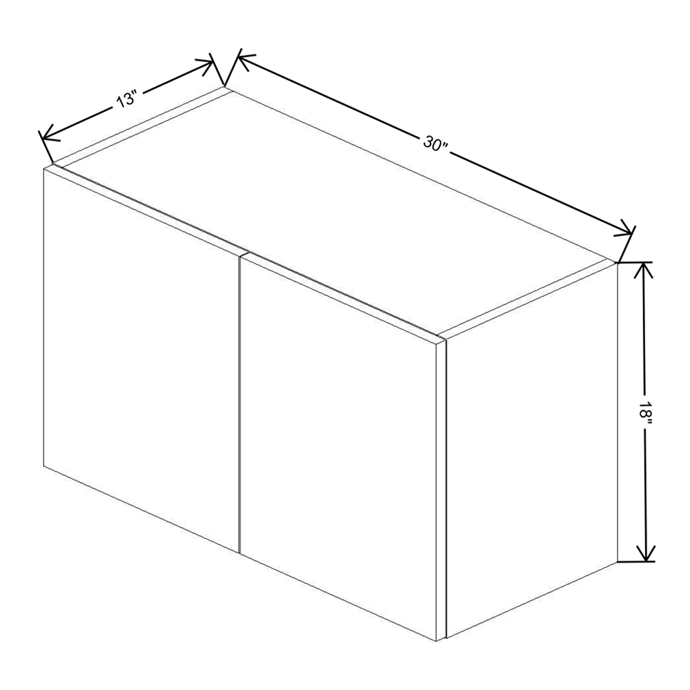 Fabuwood Illume Catalina Muratti 4 18" High Wall