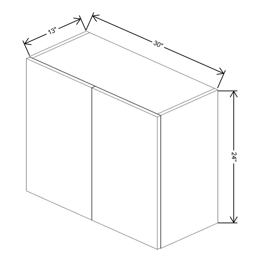 Fabuwood Illume Catalina Nocce 3 24" High Wall