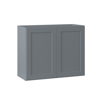 Wall Kitchen Cabinet W3024 Colonial Gray LessCare 30 in. width 24 in. height 12 in. depth