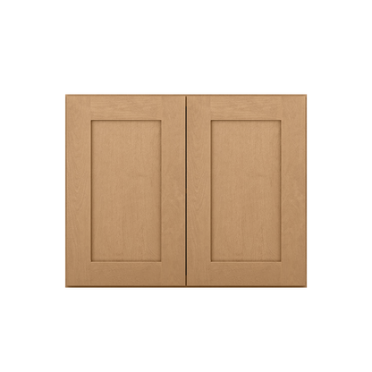 Wall Kitchen Cabinet W3024 Shaker Toffee LessCare 30 in. width 24 in. height 12 in. depth