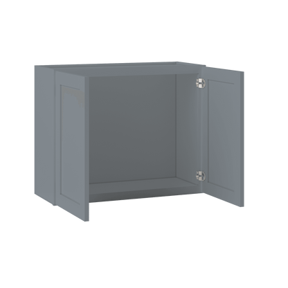 Wall Kitchen Cabinet W3024 Colonial Gray LessCare 30 in. width 24 in. height 12 in. depth