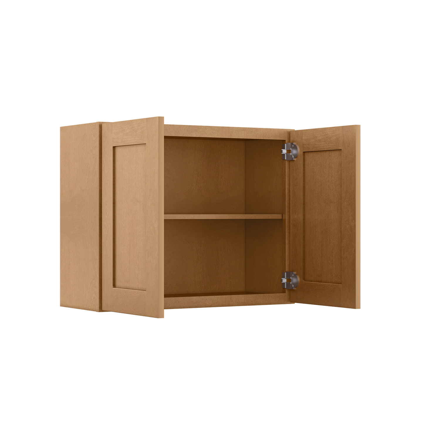 Wall Kitchen Cabinet W3024 Shaker Toffee LessCare 30 in. width 24 in. height 12 in. depth