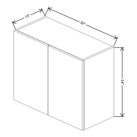 Fabuwood Illume Catalina Como Ash 2 24" High Wall