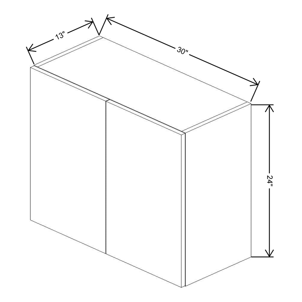 Fabuwood Illume Catalina Bianco Matte 24" High Wall