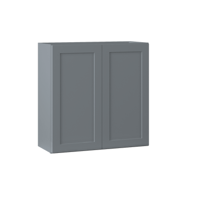 Wall Kitchen Cabinet W3030 Colonial Gray LessCare 30 in. width 30 in. height 12 in. depth