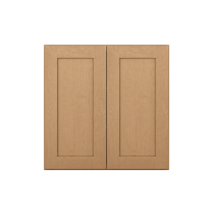 Wall Kitchen Cabinet W3030 Shaker Toffee LessCare 30 in. width 30 in. height 12 in. depth