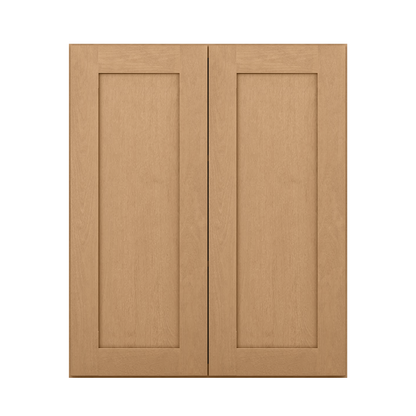 Wall Kitchen Cabinet W3036 Shaker Toffee LessCare 30 in. width 36 in. height 12 in. depth