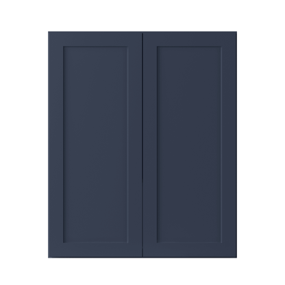 Wall Kitchen Cabinet W3036 Danbury Blue LessCare 30 in. width 36 in. height 12 in. depth