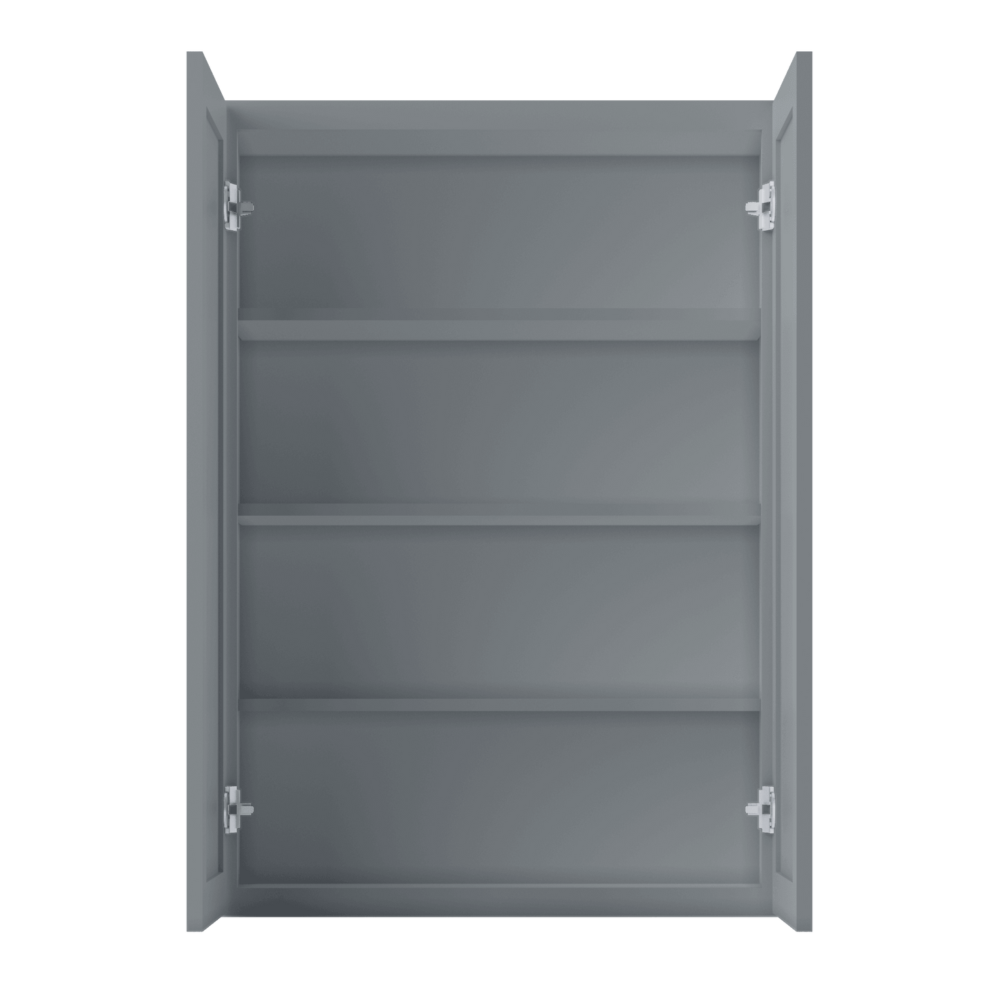 Wall Kitchen Cabinet W3042 Colonial Gray LessCare 30 in. width 42 in. height 12 in. depth