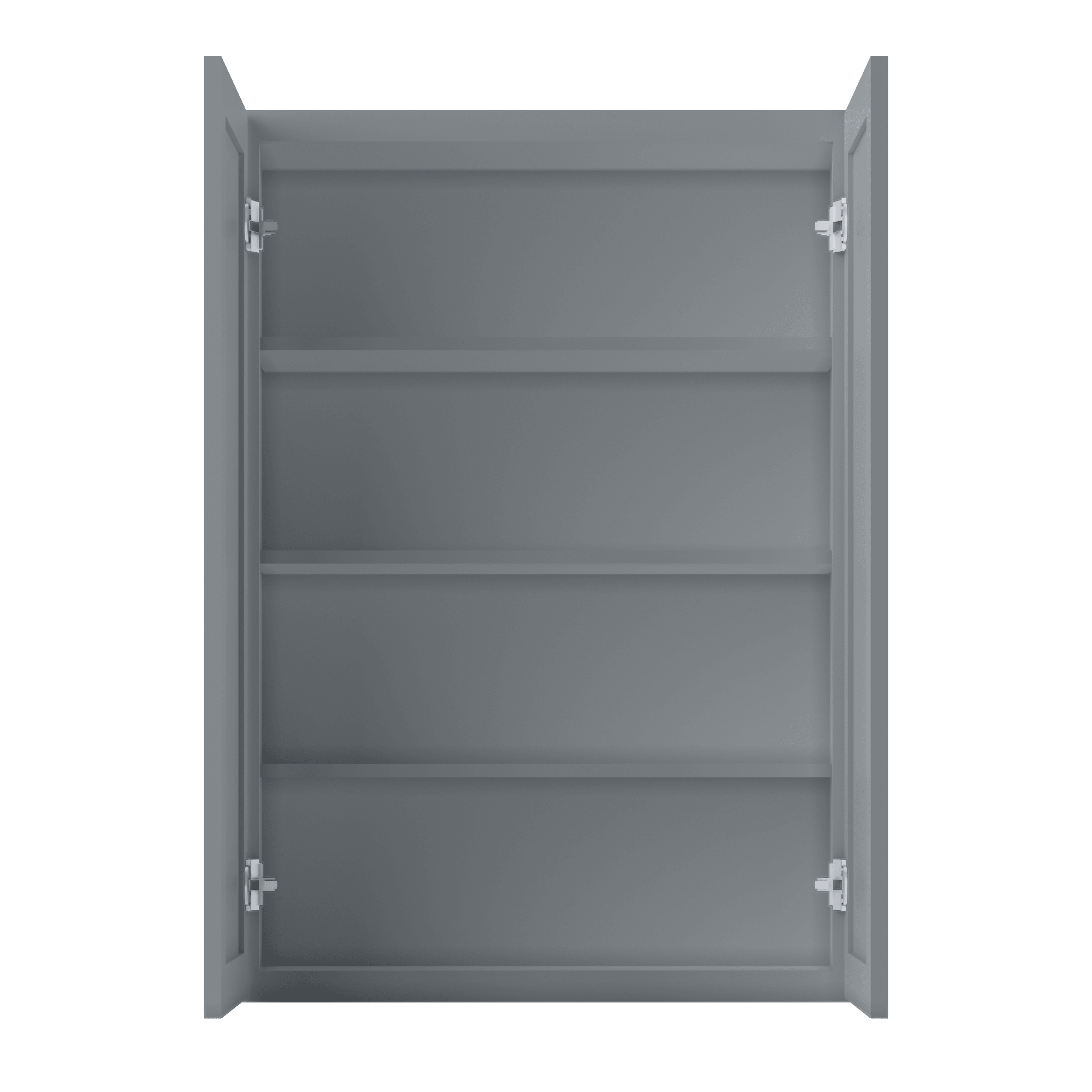 Wall Kitchen Cabinet W3042 Colonial Gray LessCare 30 in. width 42 in. height 12 in. depth