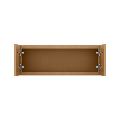 Wall Kitchen Cabinet W3312 Shaker Toffee LessCare 33 in. width 12 in. height 12 in. depth