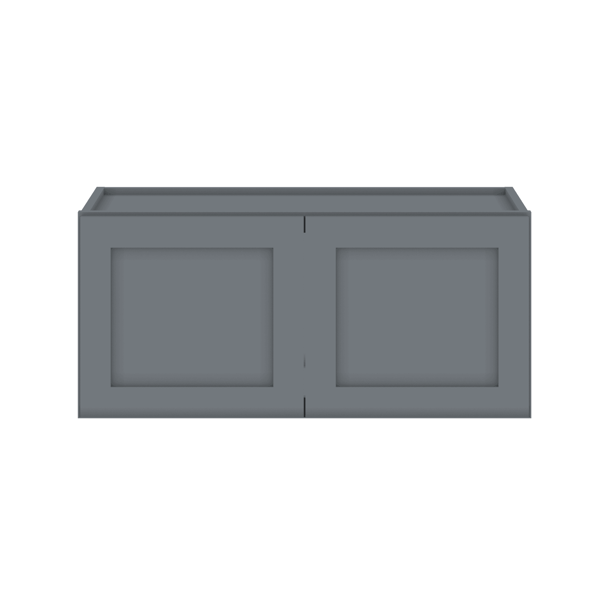 Wall Kitchen Cabinet W3315 Colonial Gray LessCare 33 in. width 15 in. height 12 in. depth