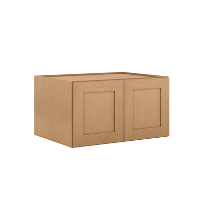 33”W x 18”H x 24”D Wall Kitchen Cabinet - Shaker Toffee