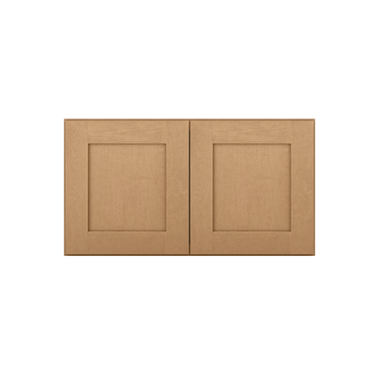 33”W x 18”H x 24”D Wall Kitchen Cabinet - Shaker Toffee