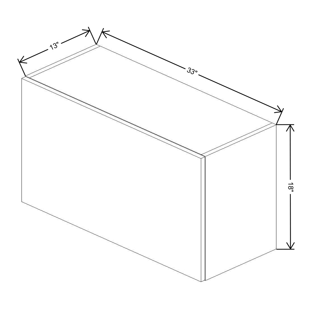 Fabuwood Illume Catalina Muratti 1 18" High Lift Up Wall