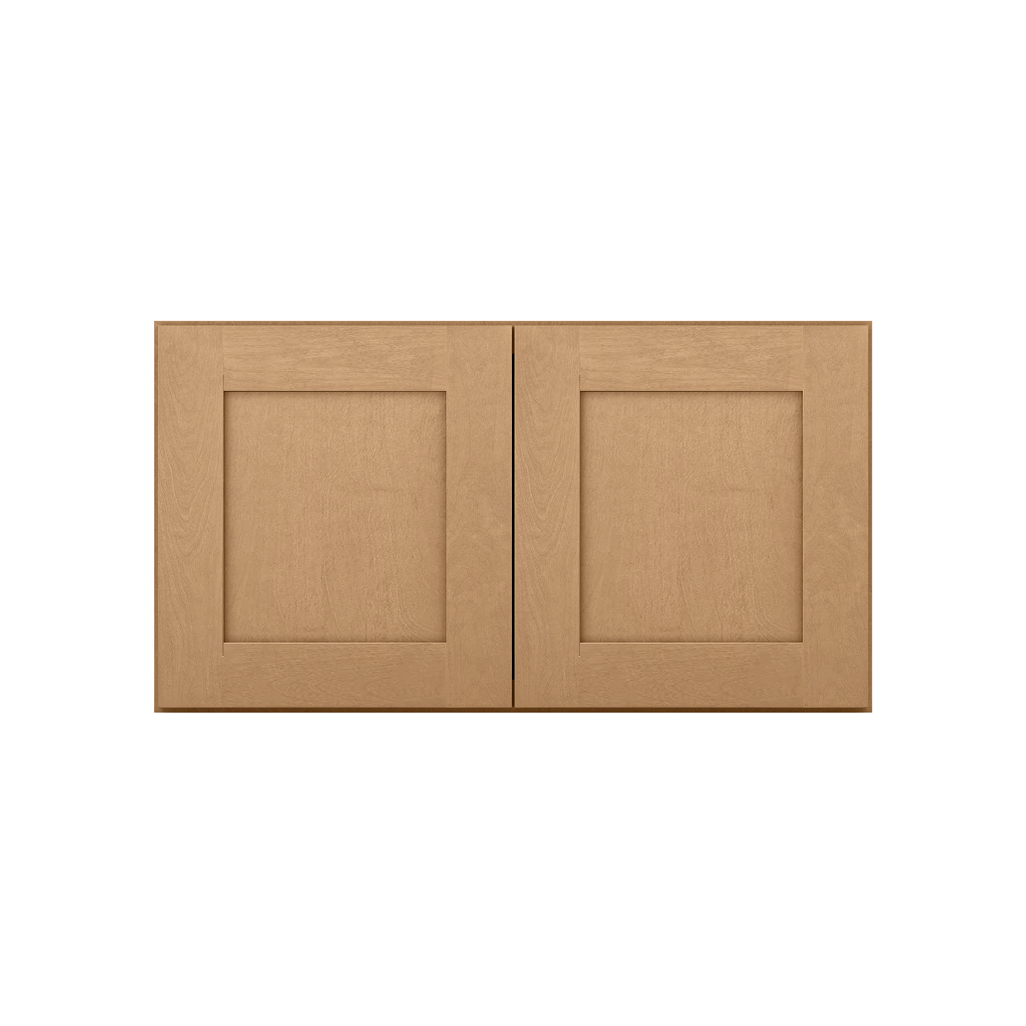 Wall Kitchen Cabinet W3318 Shaker Toffee LessCare 33 in. width 18 in. height 12 in. depth