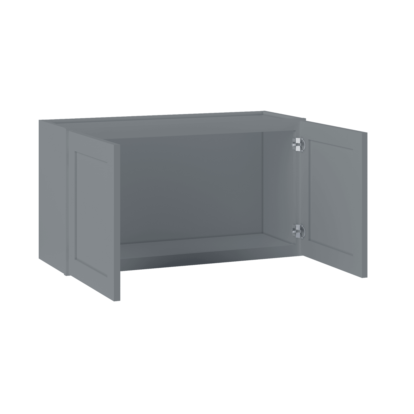 Wall Kitchen Cabinet W3318 Colonial Gray LessCare 33 in. width 18 in. height 12 in. depth